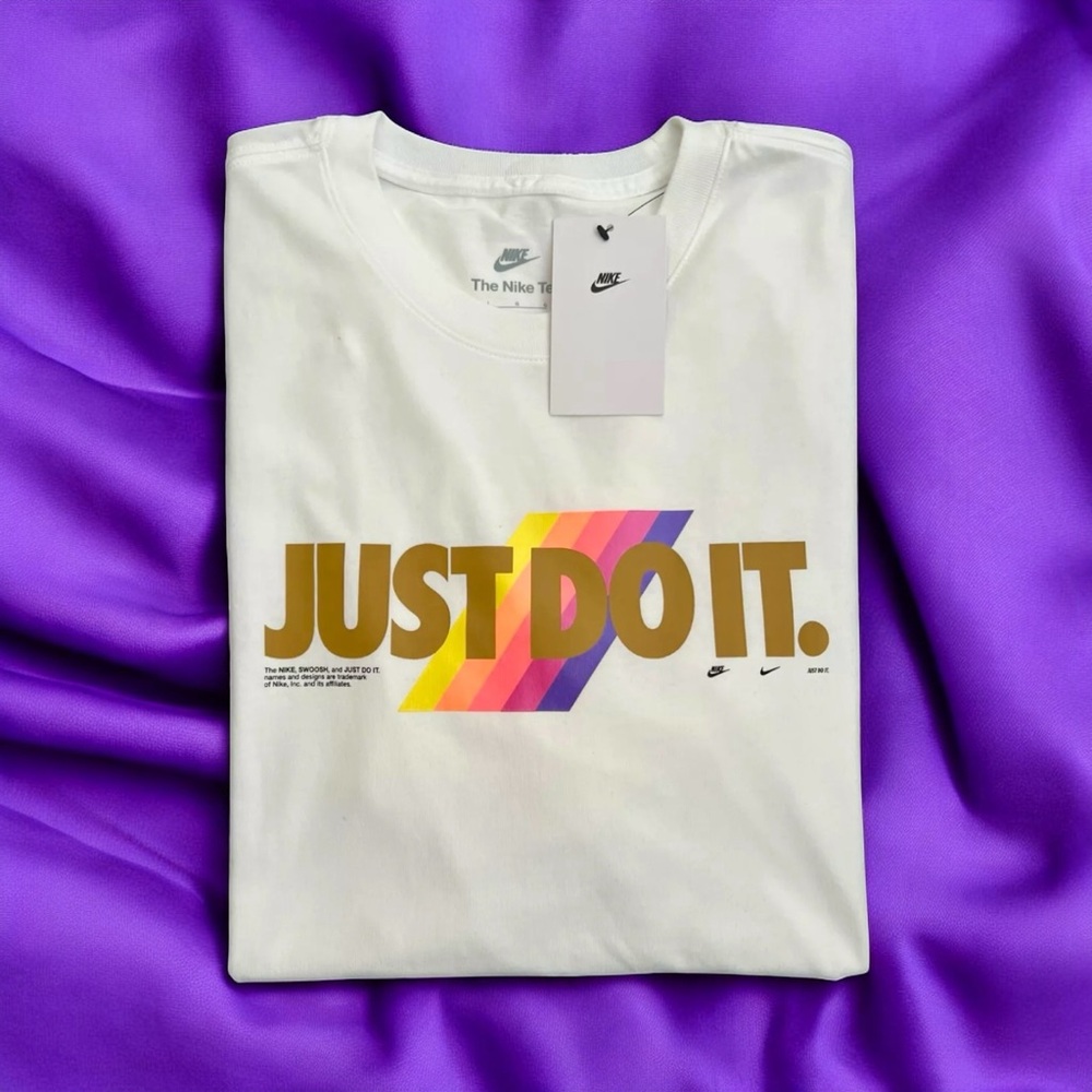 Nike Voor Kids Short Sleeve Tee Just Do It white NWT